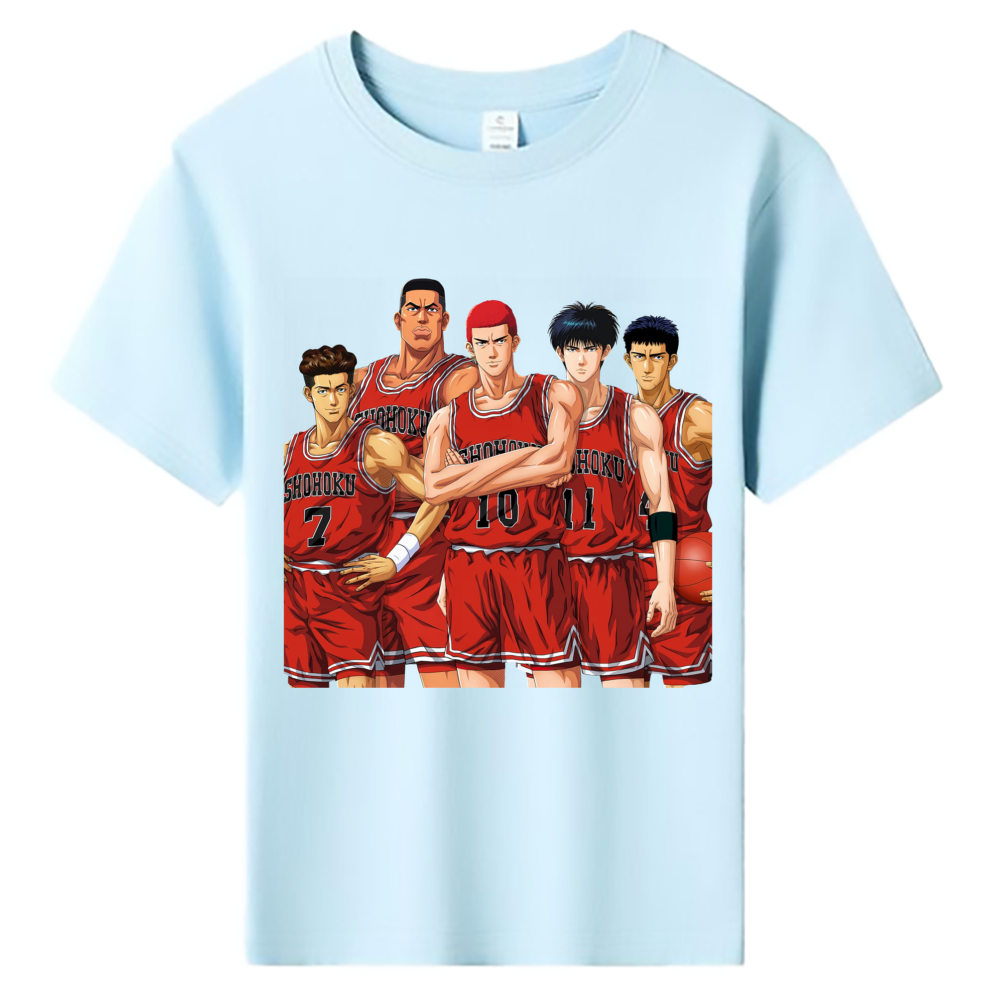 （画像用） SLAM DUNK／スラムダンク 綿100％キッズTシャツ（フロントプリント）